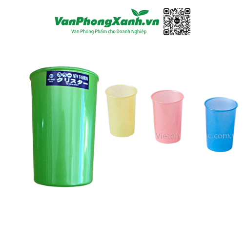 Cốc nhựa Việt Nhật có tem