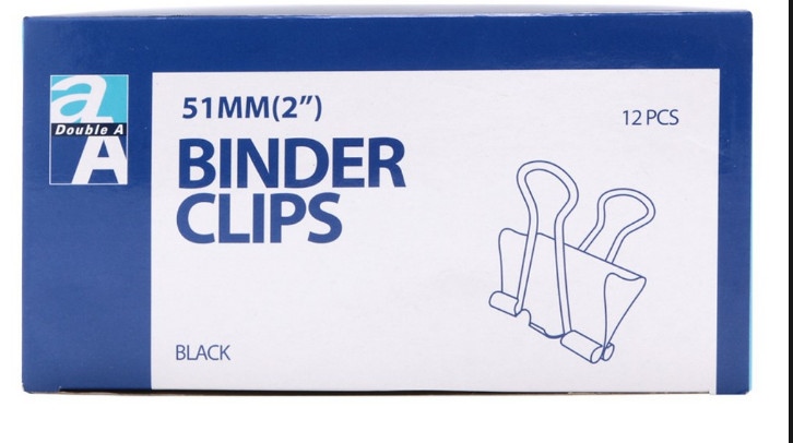 Kẹp sắt đen Double 51mm