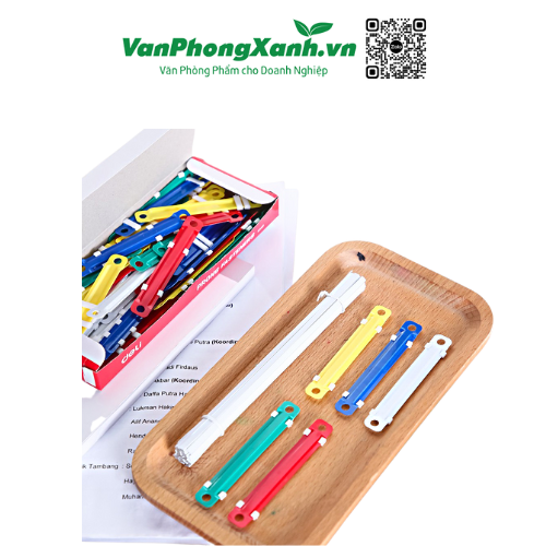 Kẹp acco nhựa Deli 5548 (Nẹp tài liệu)