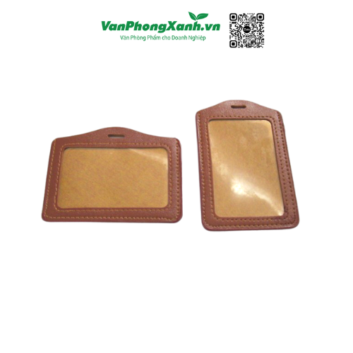 Thẻ da 1 mặt trong (ngang/dọc) 55x90