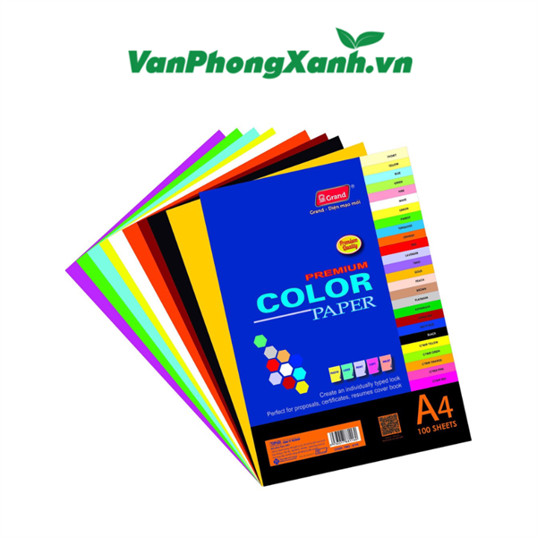Bìa màu A4 Grand