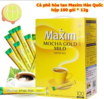 Cafe hòa tan Maxim HQ 100 gói*12g