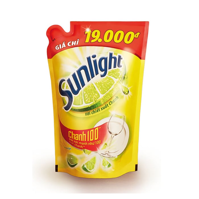 Nước rửa chén Sunlight dạng túi 750g