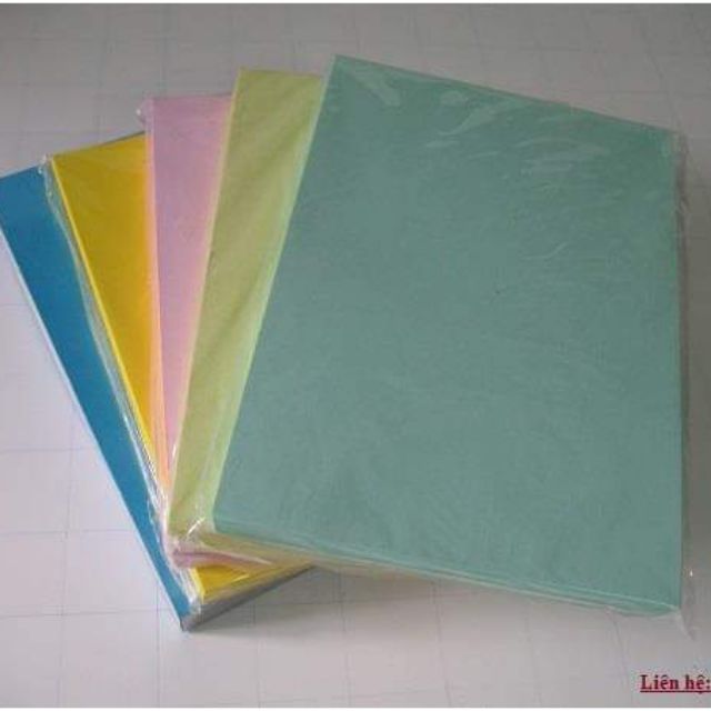 Bìa màu A4 160gsm TB