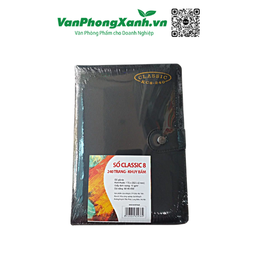 sổ bìa da KC8 -240 trang