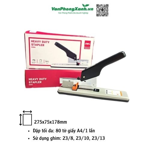 Dập ghim đại Deli 0394 (120 trang)