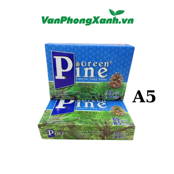 Giấy in A5 Green Pine 65gsm