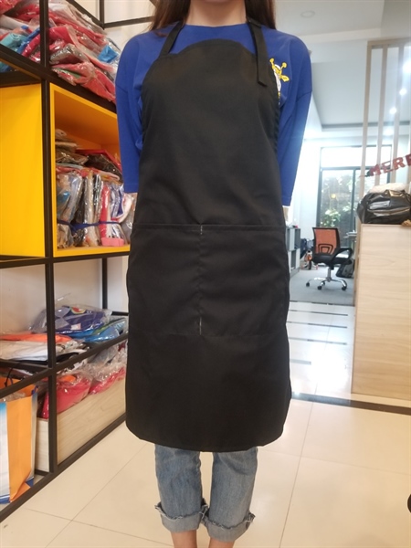 Tạp dề đen kaki 115cm