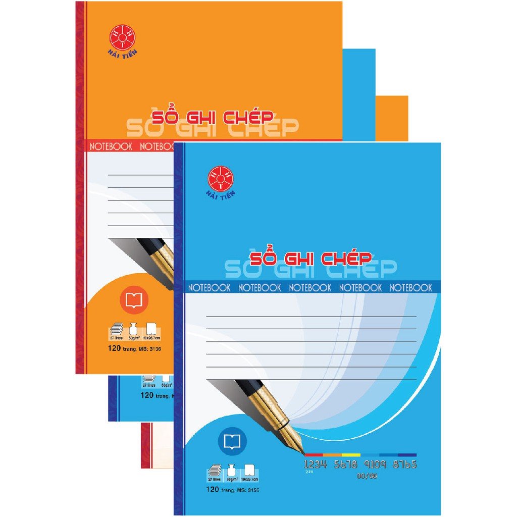 Sổ ghi chép 160 trang ( Hải Tiến 3125)