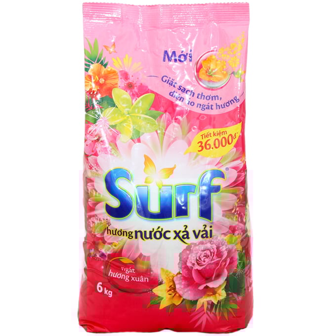 Bột giặt SURF ngát hương xuân 6kg